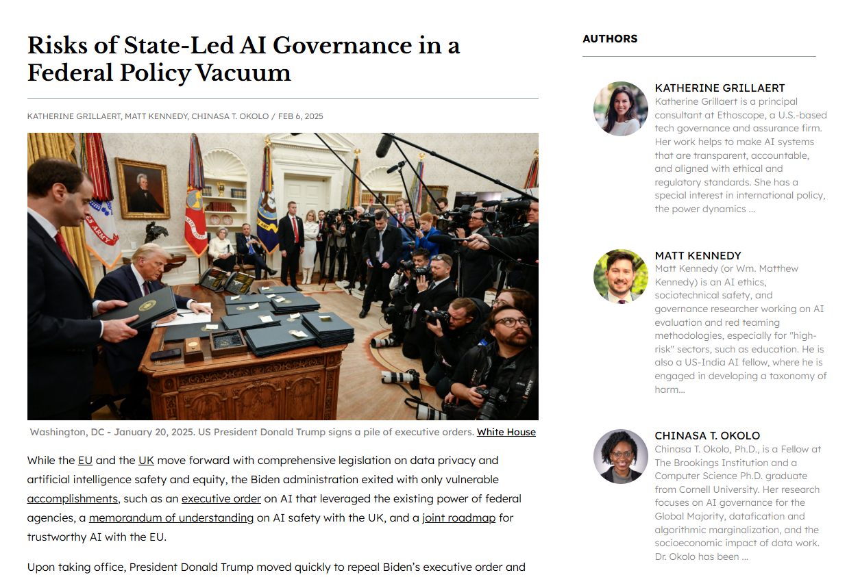 Tech Policy Press Screenshot